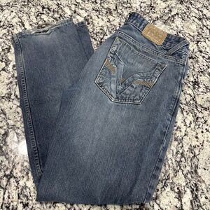 YASO‎ : DENIM Straight Leg Blue Jeans - Men Size 34 x 33